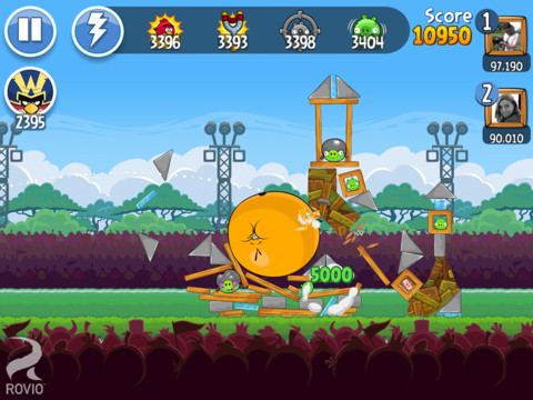 Скриншот из игры Angry Birds Friends - 12
