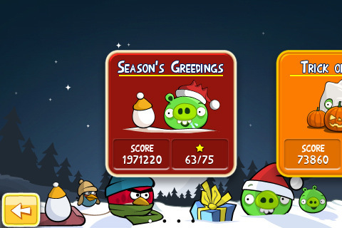 Скриншот из игры Angry Birds Seasons - 4