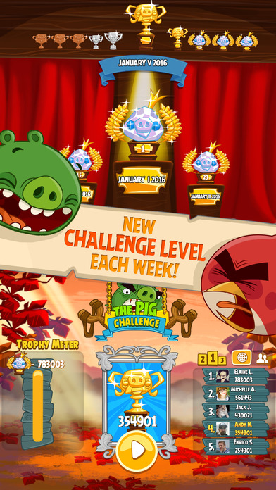 Скриншот из игры Angry Birds Seasons - 11