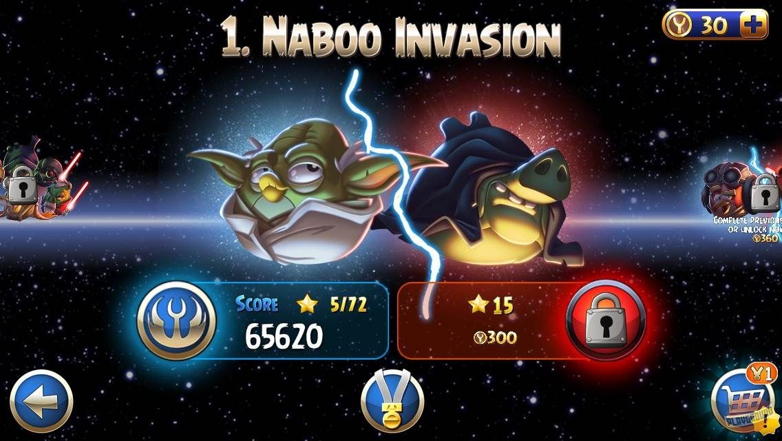 Скриншот из игры Angry Birds: Star Wars 2 - 12