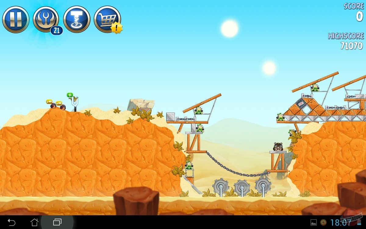 Скриншот из игры Angry Birds: Star Wars 2 - 8