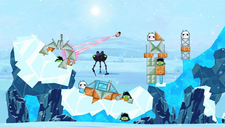 Скриншот из игры Angry Birds Star Wars - 25