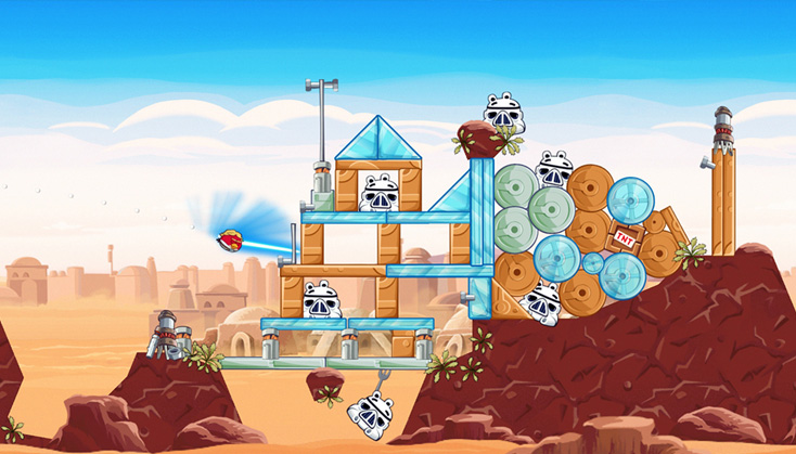 Скриншот из игры Angry Birds Star Wars - 53