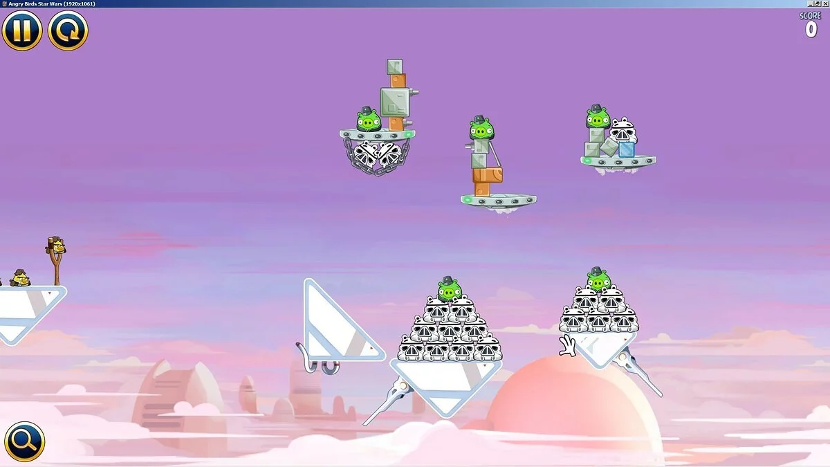 Скриншот из игры Angry Birds Star Wars - 40