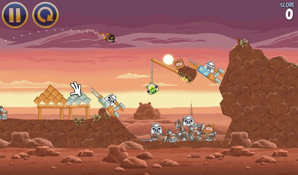 Скриншот из игры Angry Birds Star Wars - 32