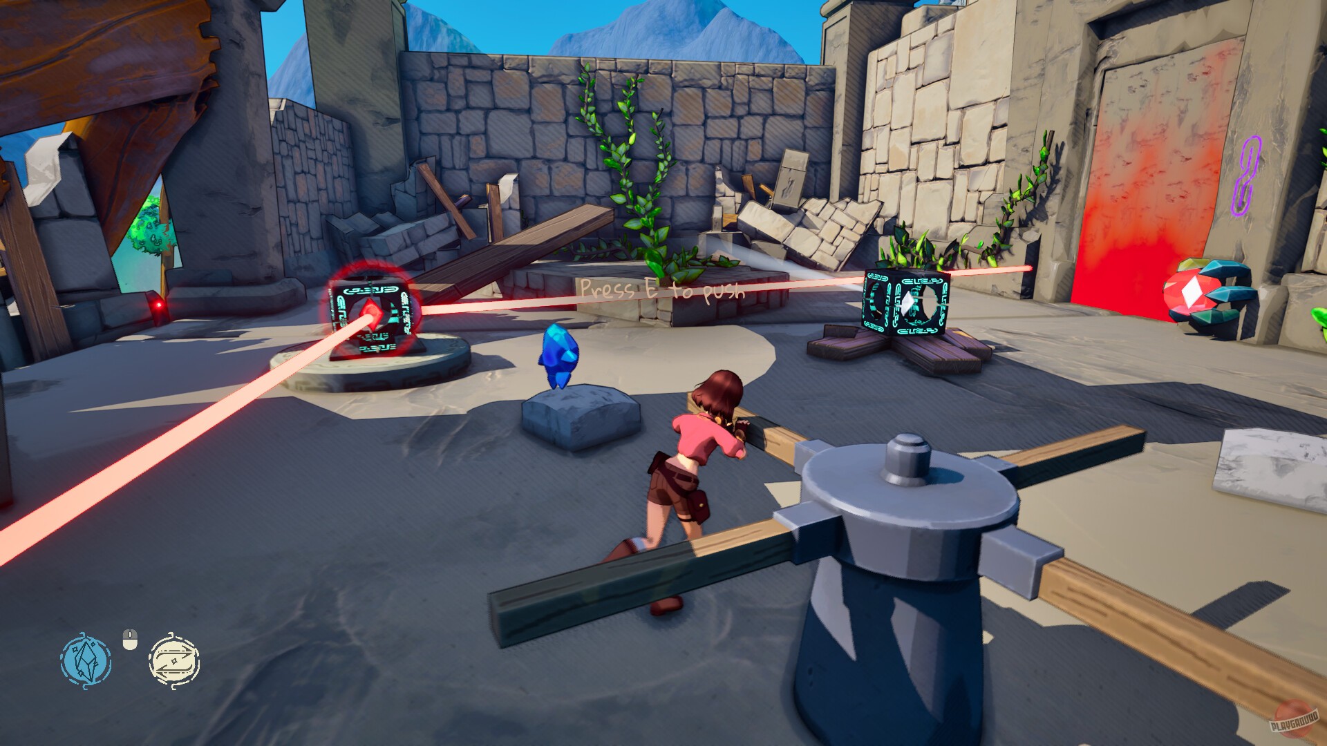 Скриншот из игры Ruby and The Lost Crystals - 1