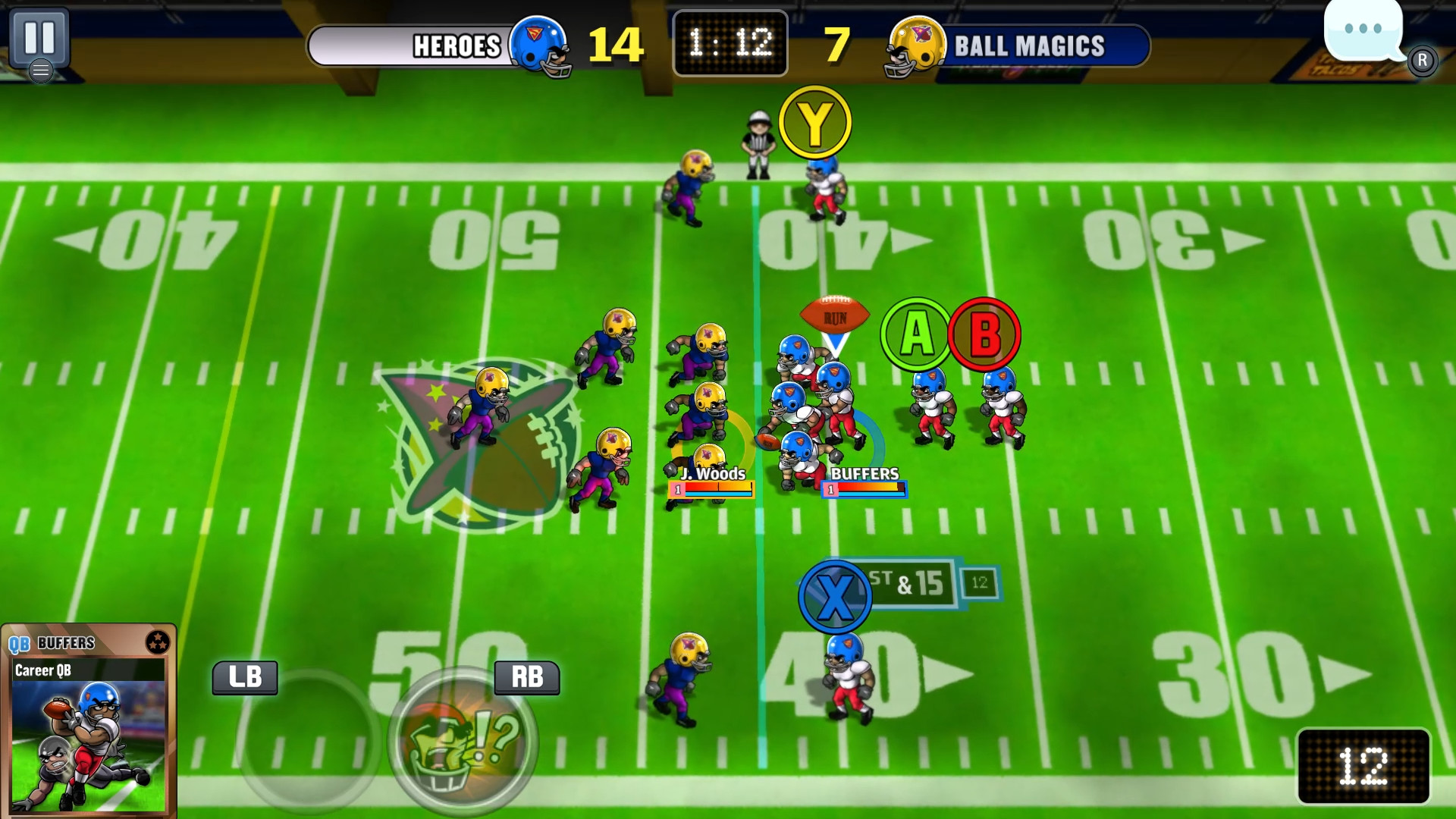 Скриншот из игры Football Heroes Turbo - 2