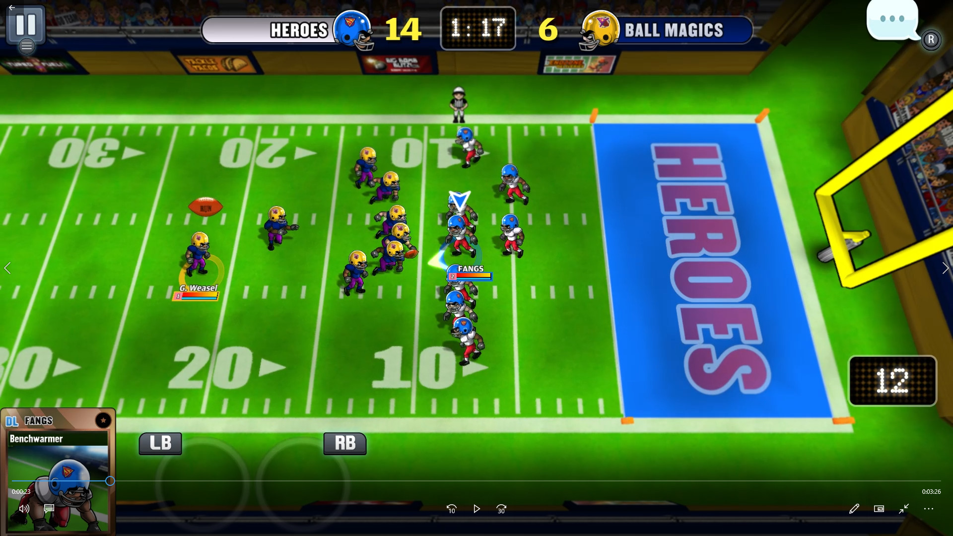 Скриншот из игры Football Heroes Turbo - 9