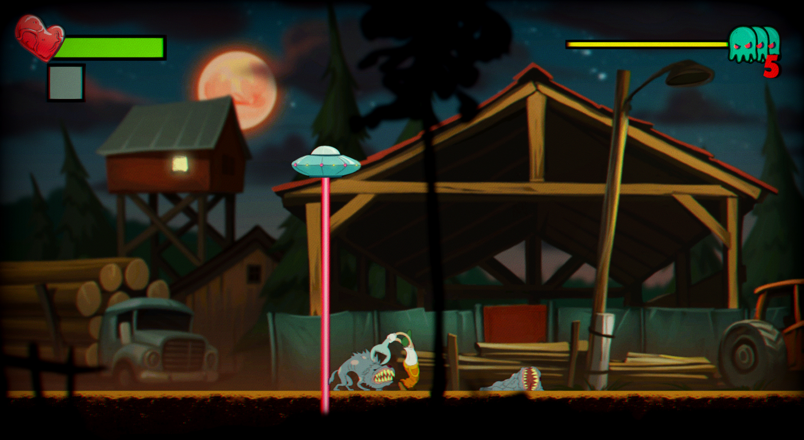 Скриншот из игры Redneck Ed: Astro Monster Show - 2