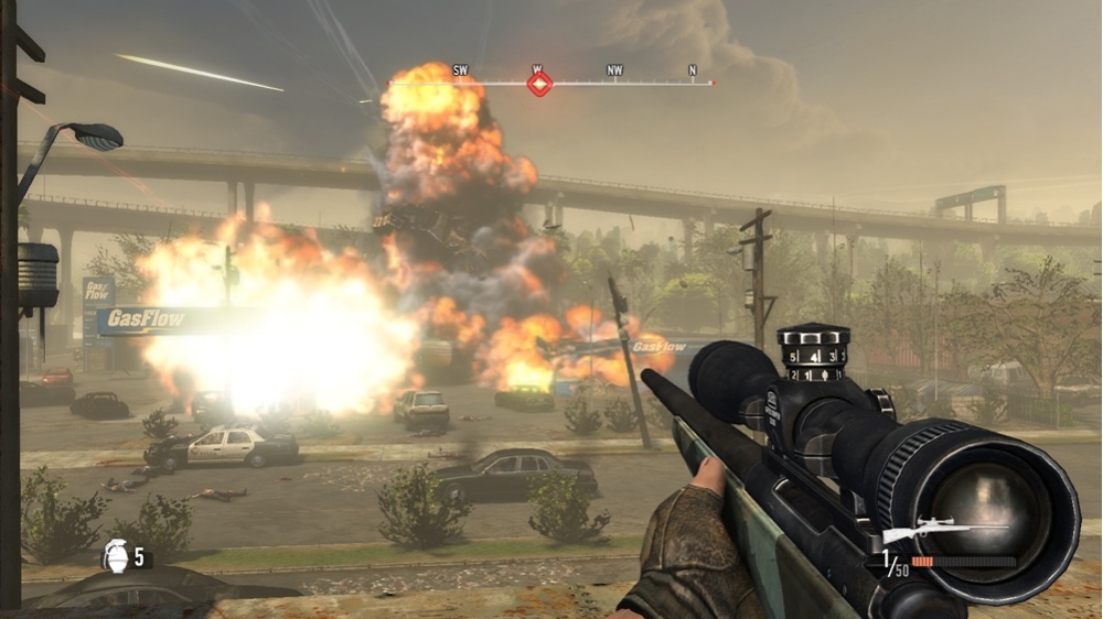 Скриншот из игры Battle: Los Angeles - The Video Game - 1