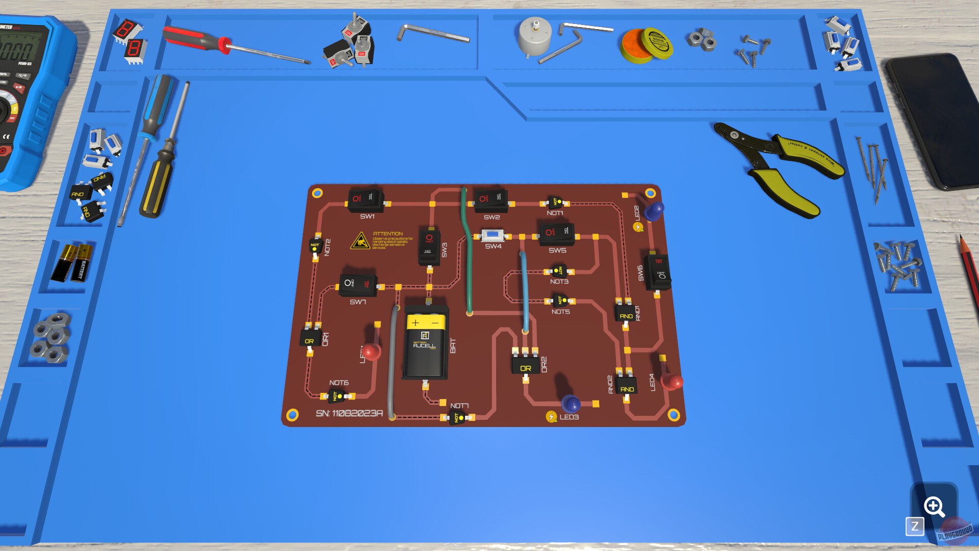 Скриншот из игры Electronics Puzzle Lab - 3