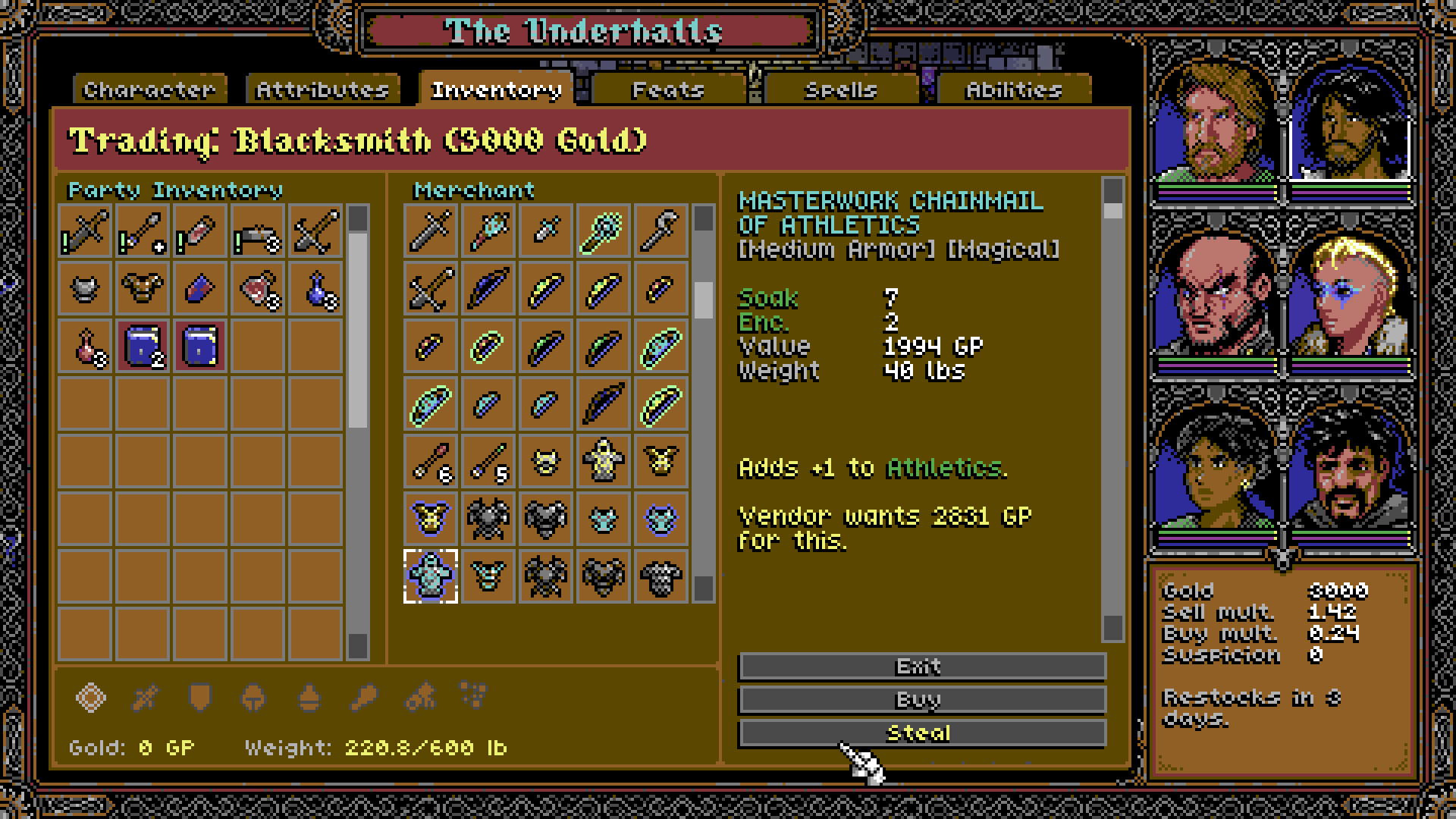 Скриншот из игры SKALD: Against the Black Priory - 9