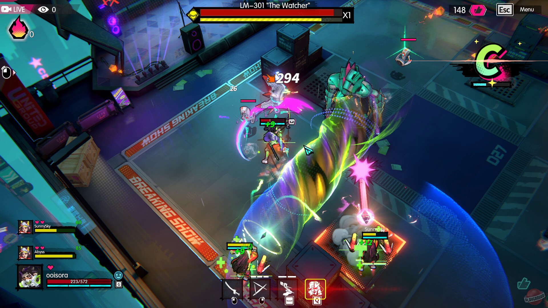 Скриншот из игры Meta-Ghost: The Breaking Show - 17