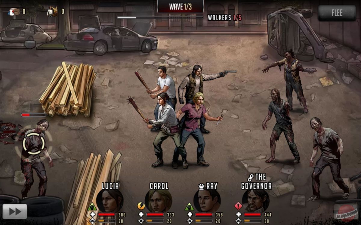 Скриншот из игры The Walking Dead: Road To Survival - 1