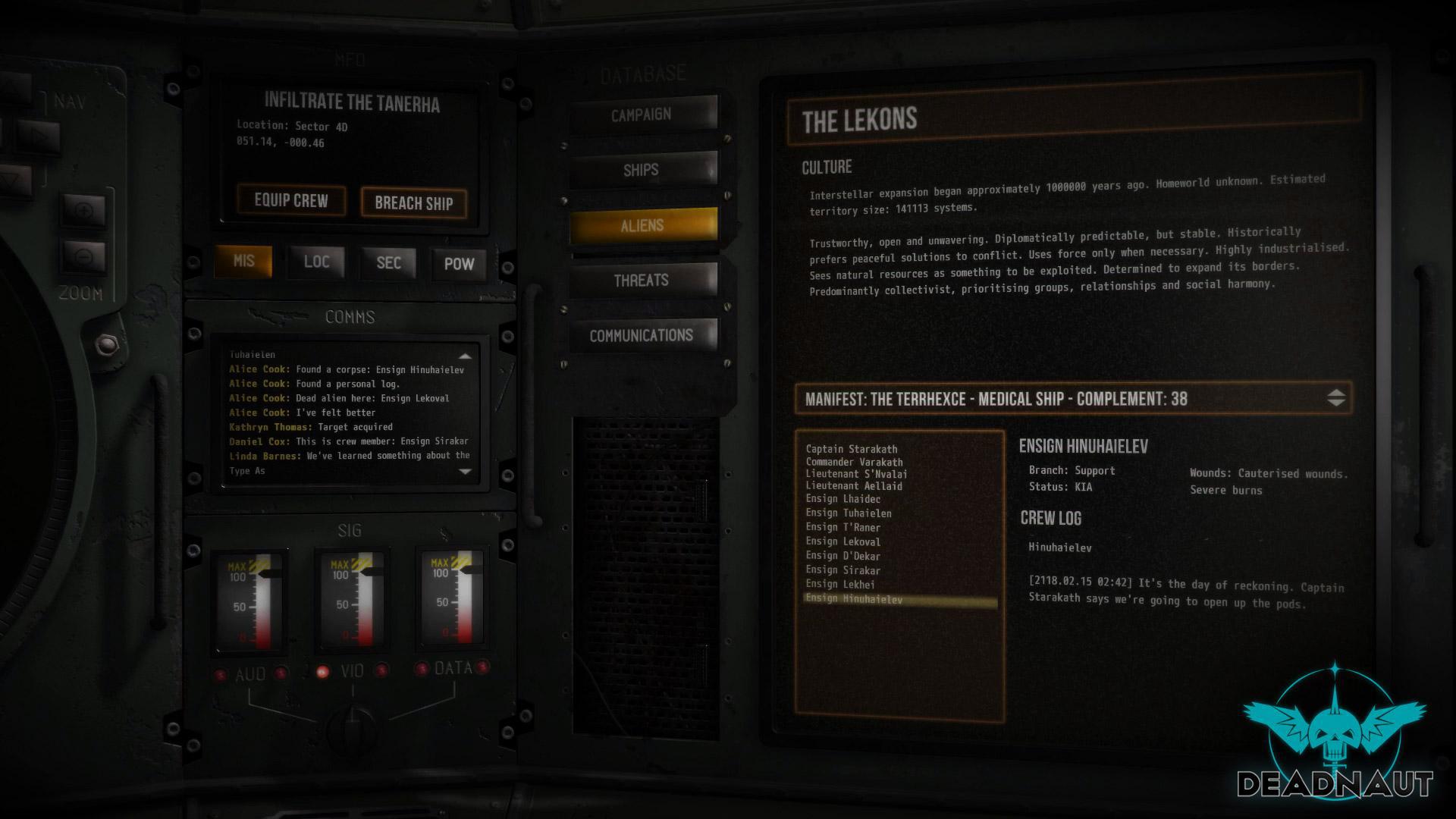 Скриншот из игры Deadnaut - 41