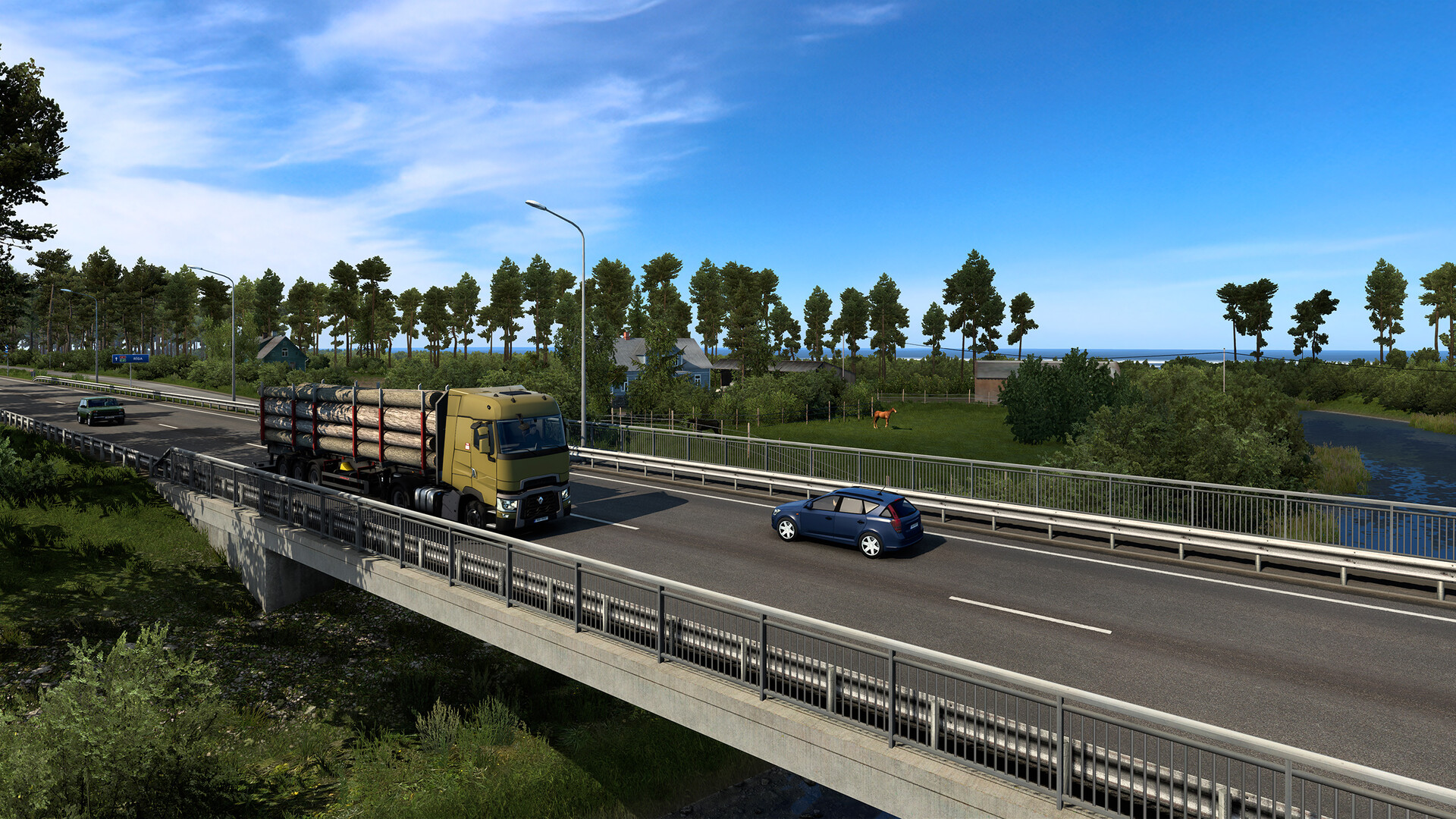 Скриншот из игры Euro Truck Simulator 2: Beyond the Baltic Sea - 36