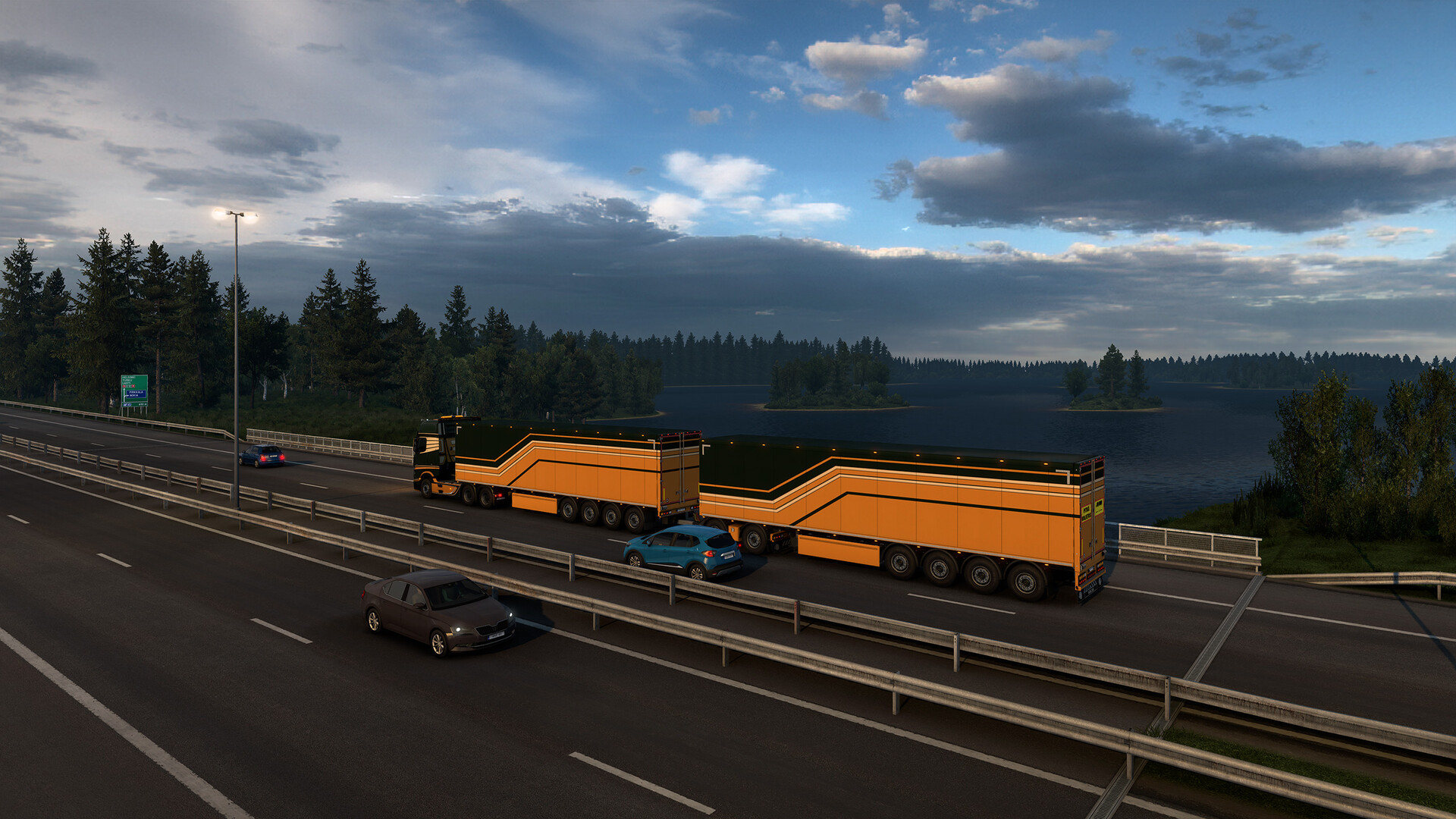 Скриншот из игры Euro Truck Simulator 2: Beyond the Baltic Sea - 21