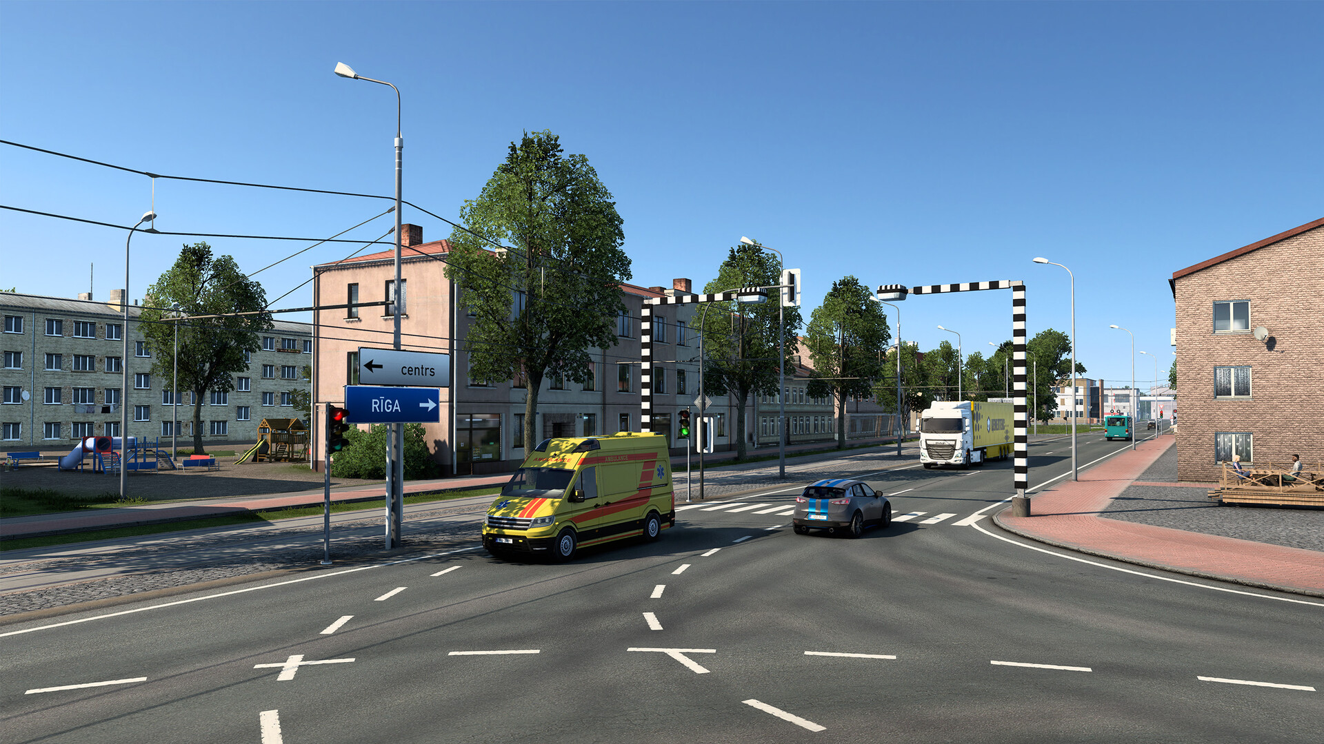 Скриншот из игры Euro Truck Simulator 2: Beyond the Baltic Sea - 1