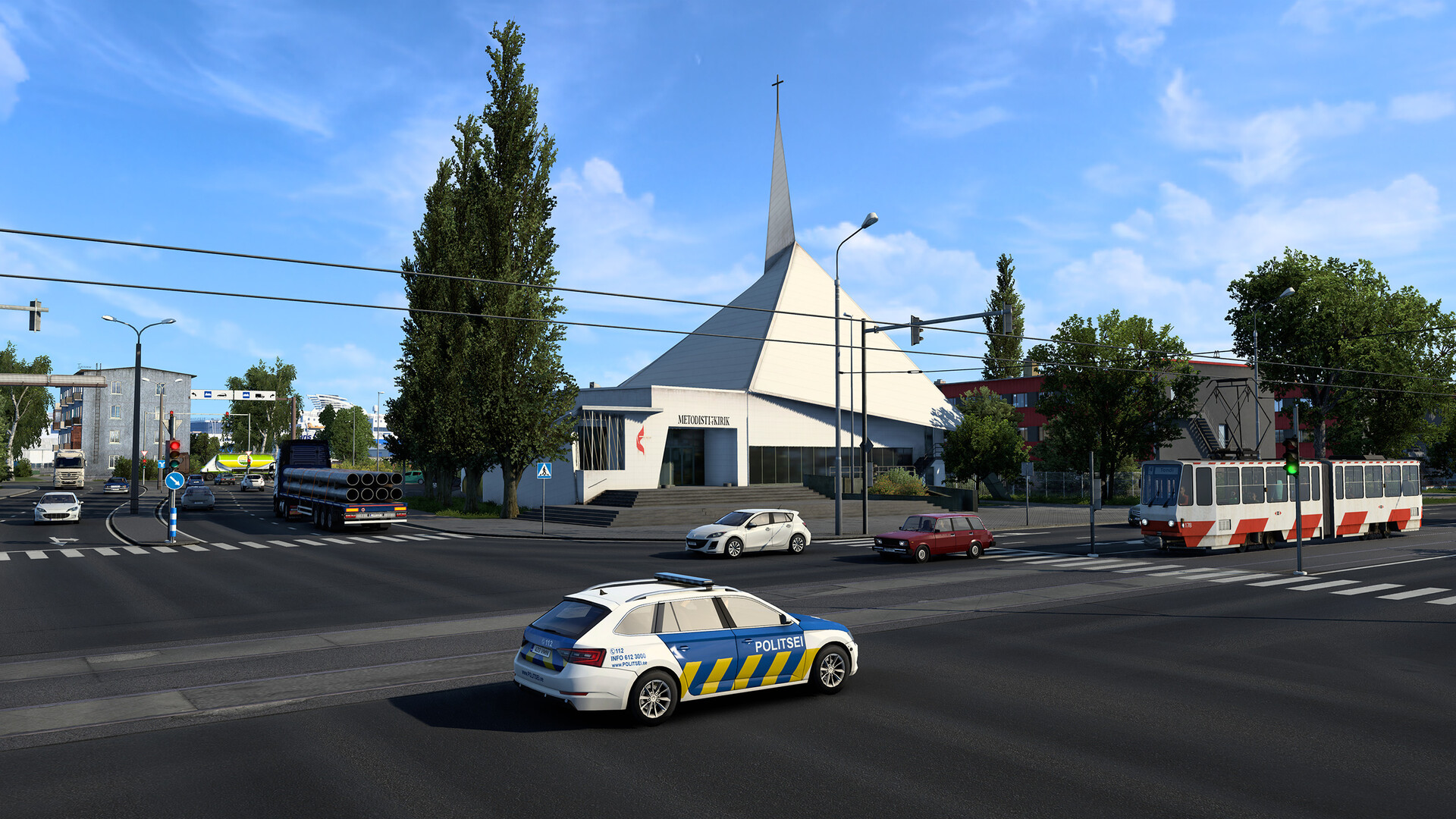 Скриншот из игры Euro Truck Simulator 2: Beyond the Baltic Sea - 27