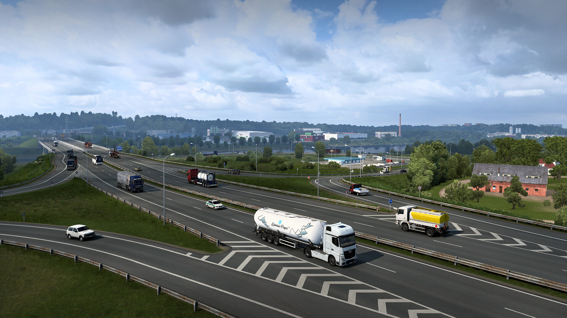 Скриншот из игры Euro Truck Simulator 2: Beyond the Baltic Sea - 25