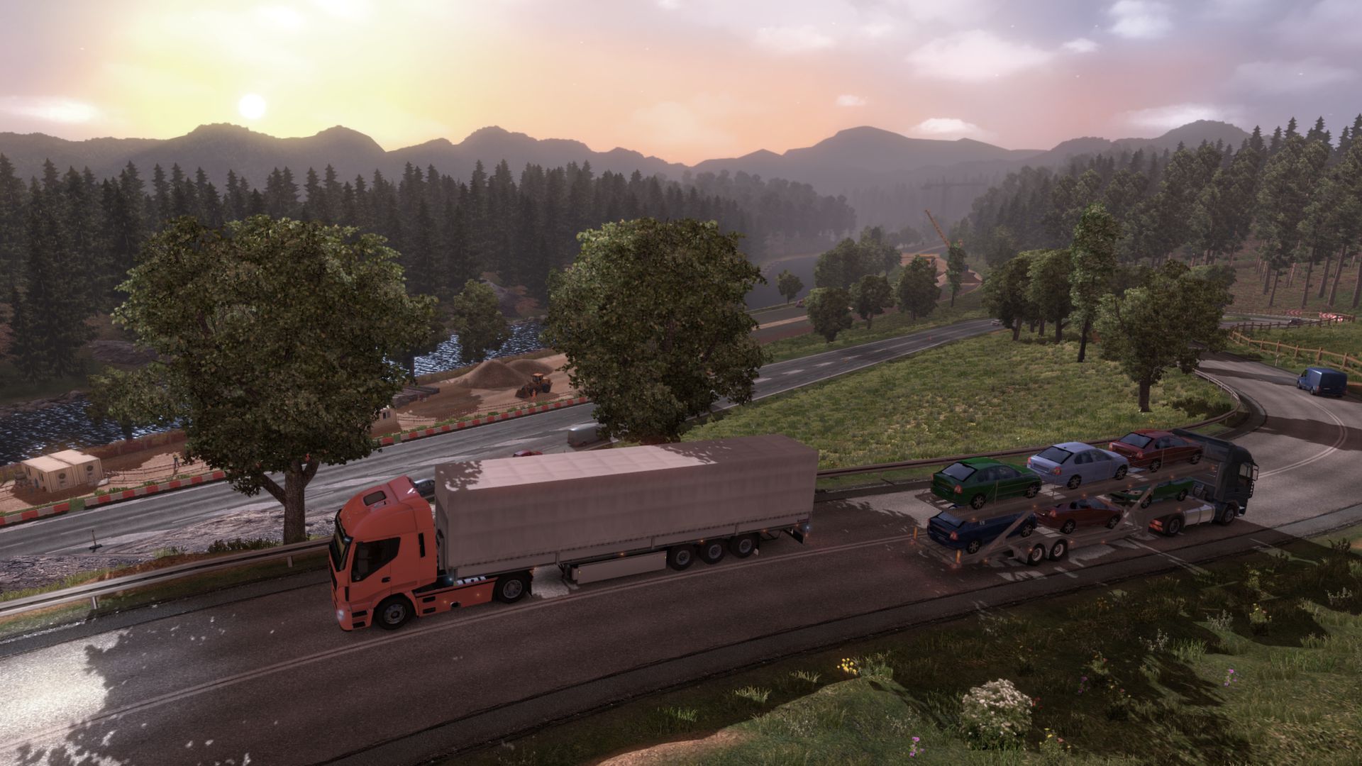 Скриншот из игры Euro Truck Simulator 2 - Going East! - 1
