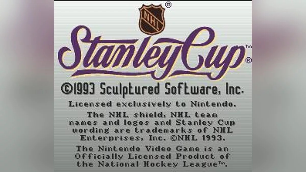 Скриншот из игры NHL Stanley Cup - 2