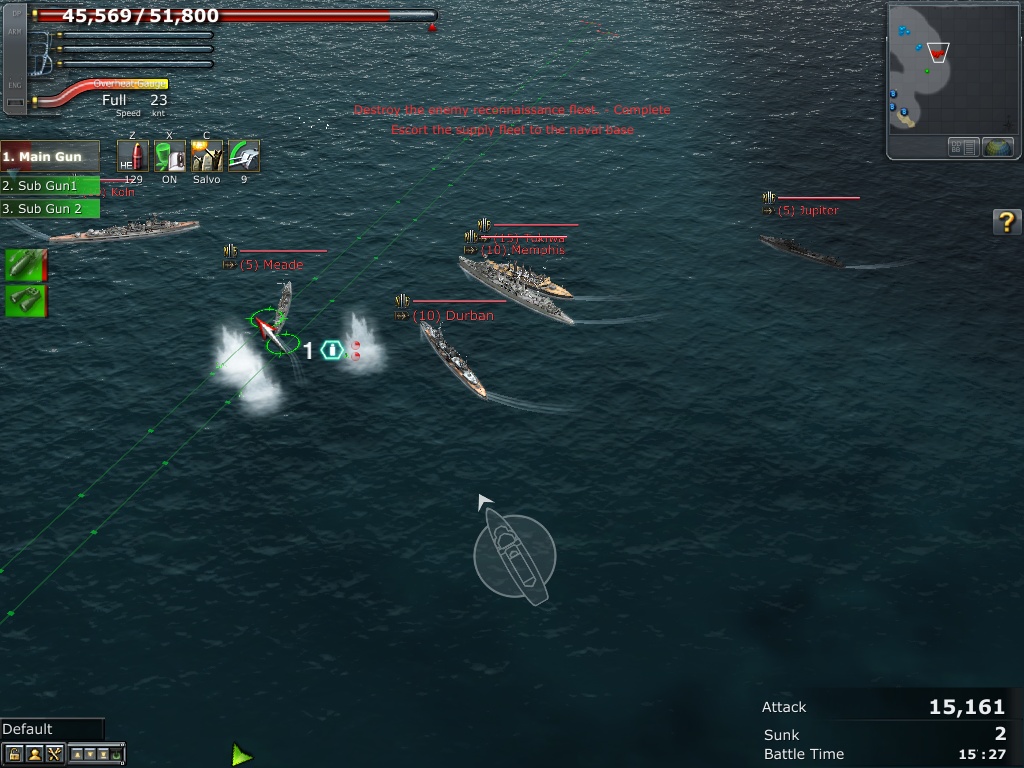 Скриншот из игры Navy Field 2 - 70