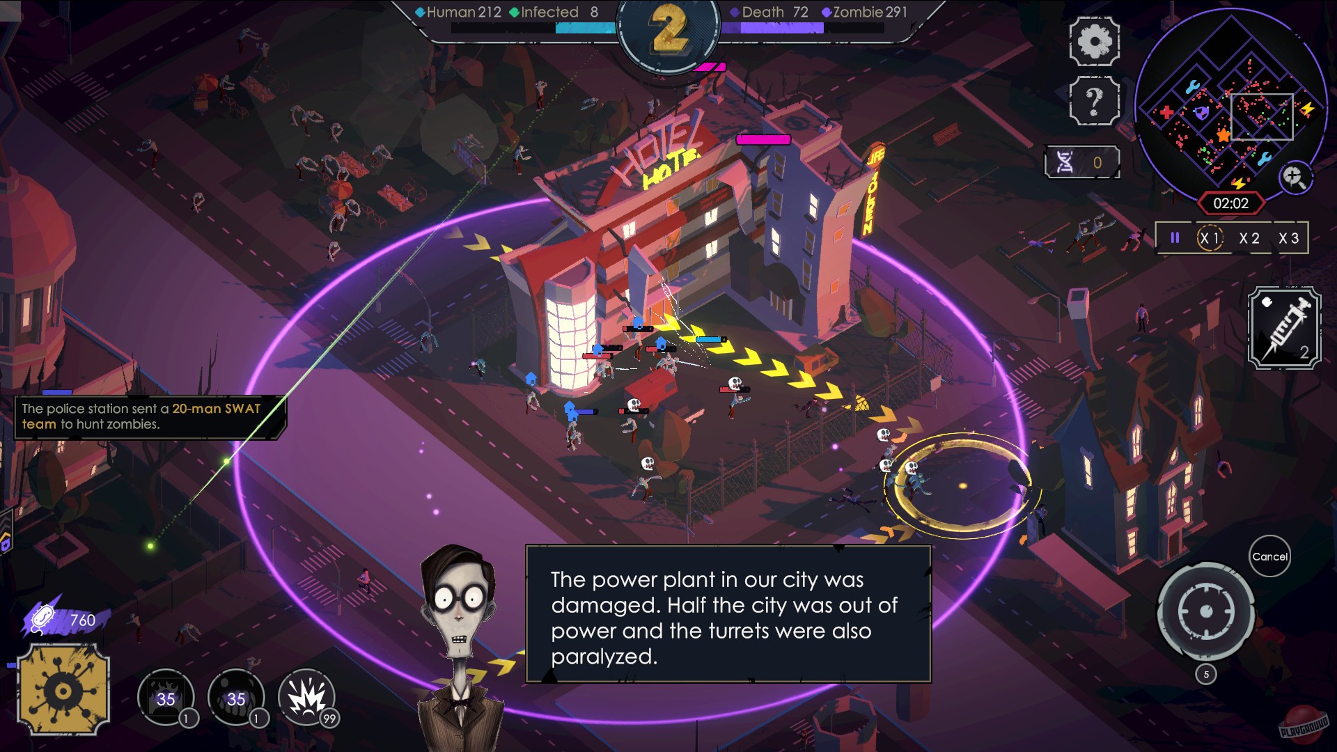 Скриншот из игры Swarm the City: Zombie Evolved - 56