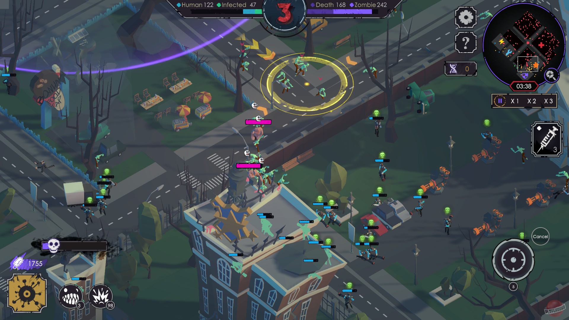 Скриншот из игры Swarm the City: Zombie Evolved - 31