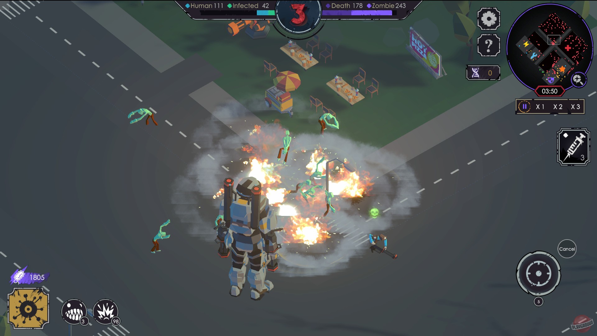 Скриншот из игры Swarm the City: Zombie Evolved - 5