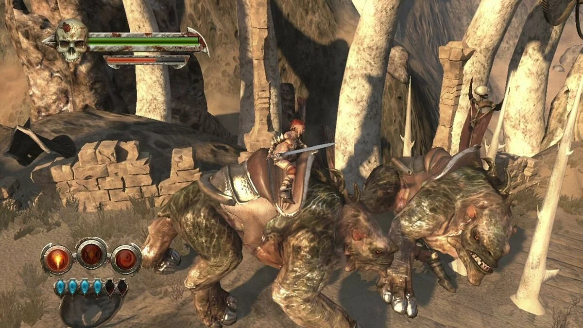 Скриншот из игры Golden Axe: Beast Rider - 2