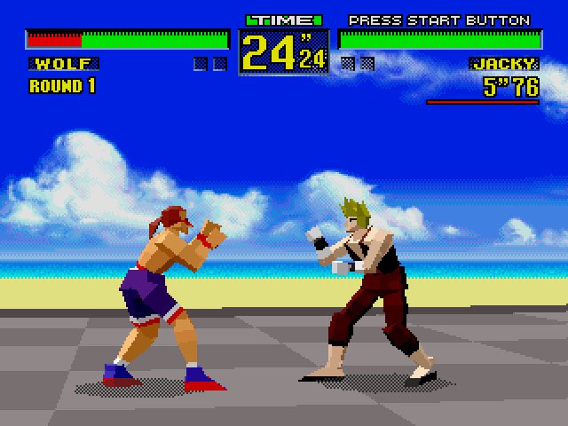 Скриншот из игры Virtua Fighter - 1