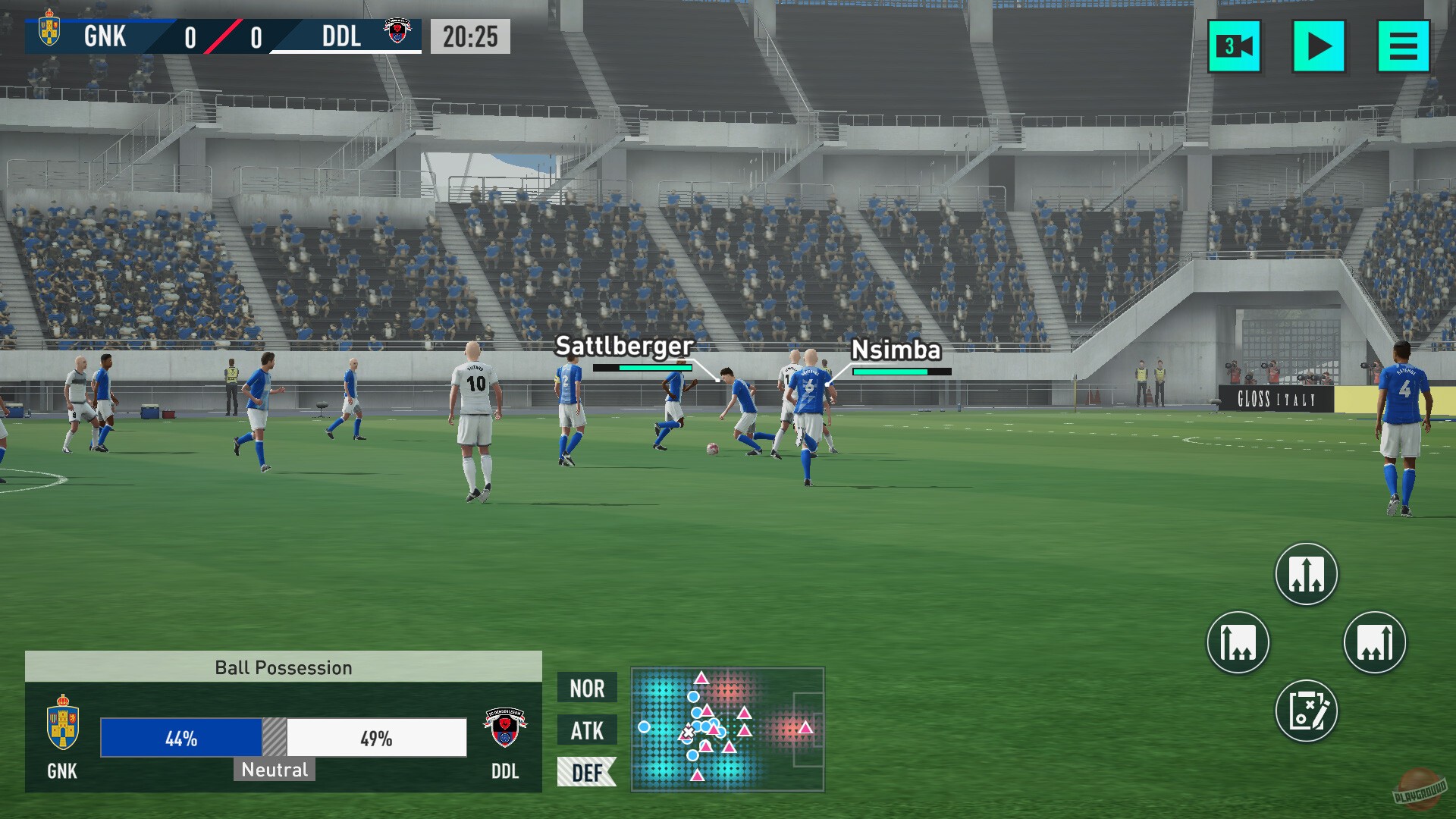 Скриншот из игры Sega Football Club Champions - 3