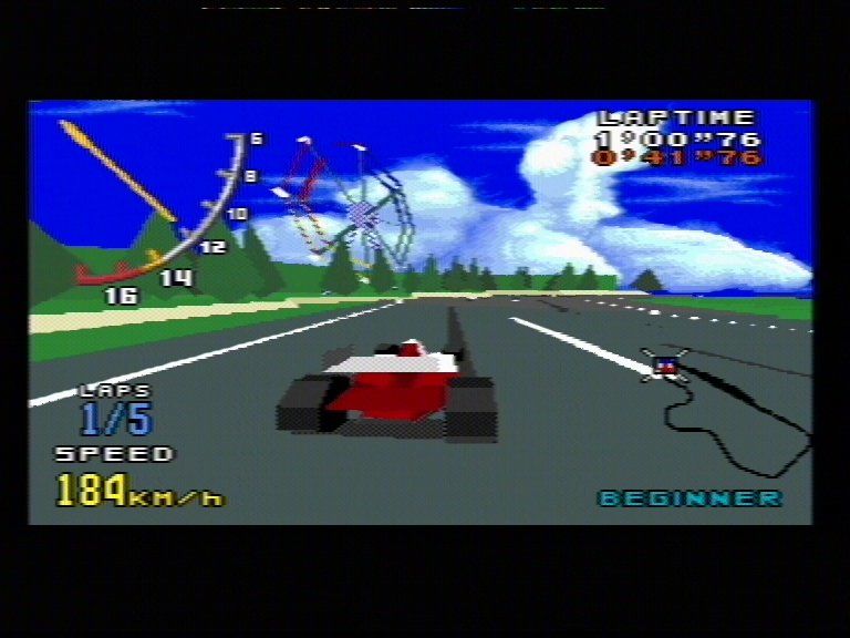 Скриншот из игры Virtua Racing - 17