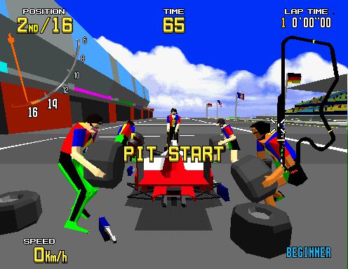 Скриншот из игры Virtua Racing - 6