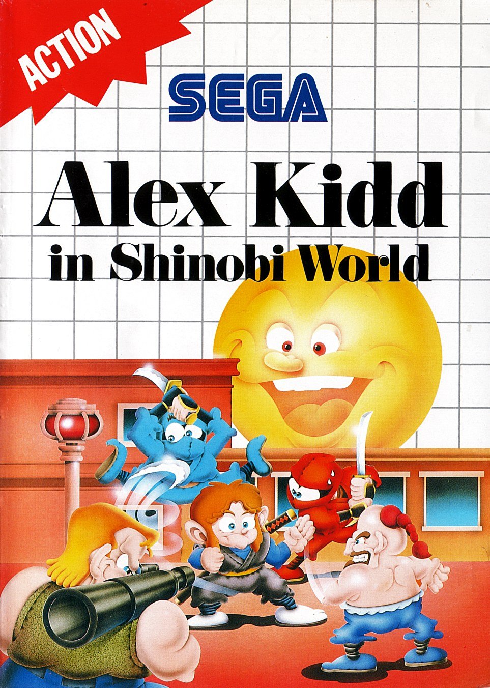 Обложка игры Alex Kidd in Shinobi World