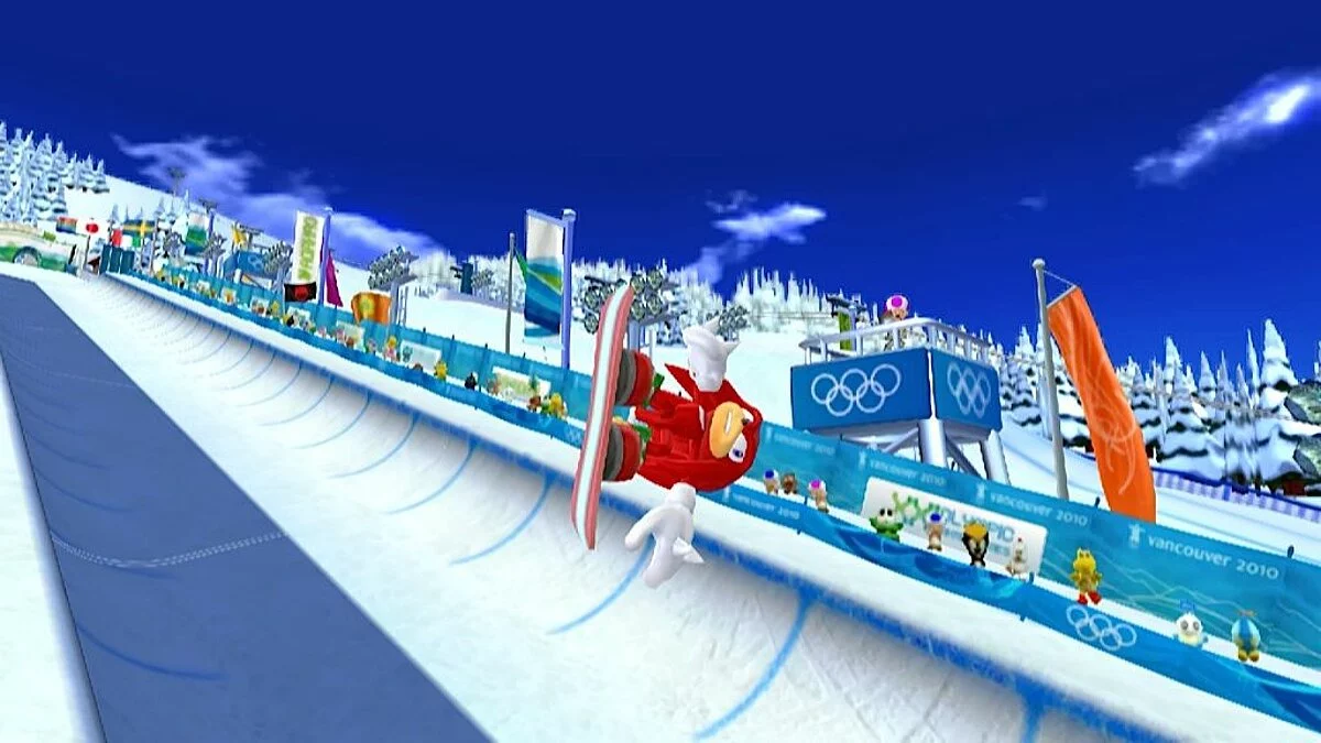 Скриншот из игры Mario & Sonic at the Olympic Winter Games - 14