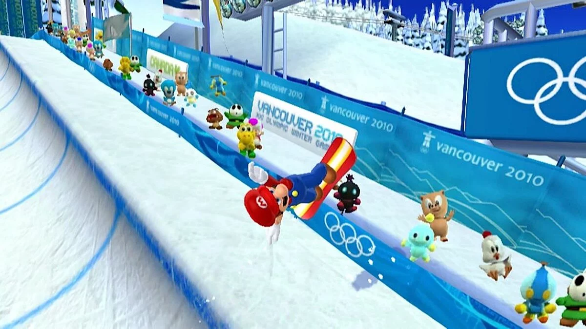 Скриншот из игры Mario & Sonic at the Olympic Winter Games - 7