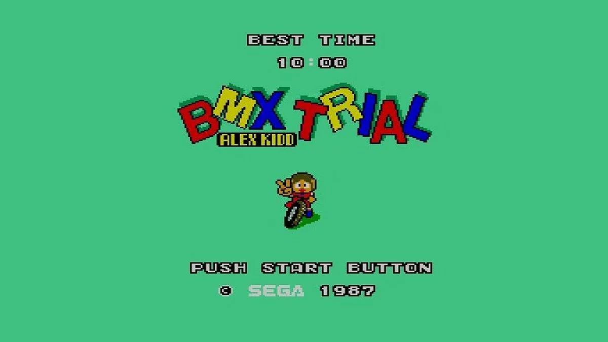 Скриншот из игры Alex Kidd: BMX Trial - 6