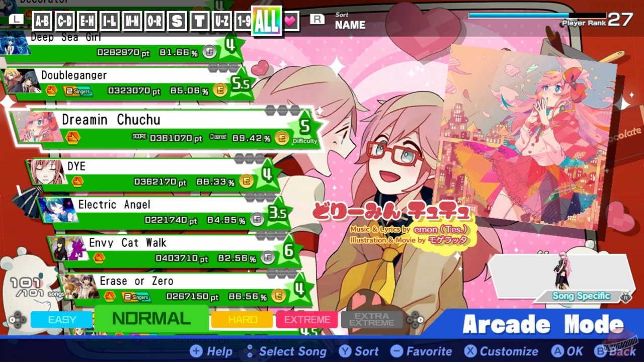 Скриншот из игры Hatsune Miku: Project DIVA Mega Mix+ - 20
