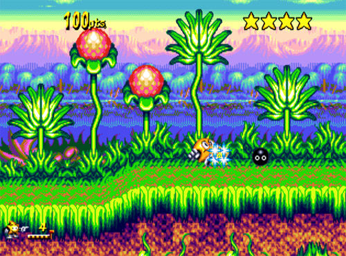 Скриншот из игры Ristar - 1