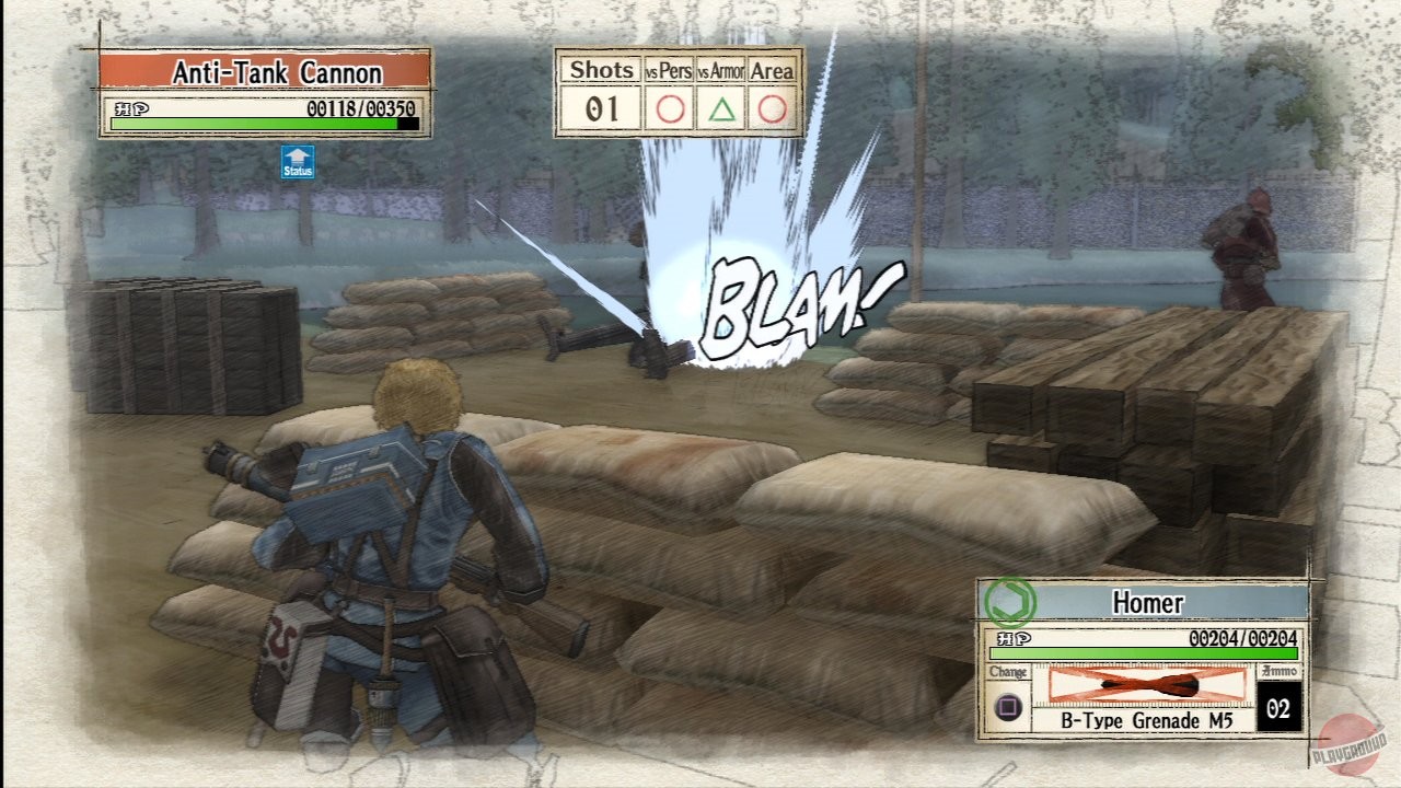 Скриншот из игры Valkyria Chronicles - 36