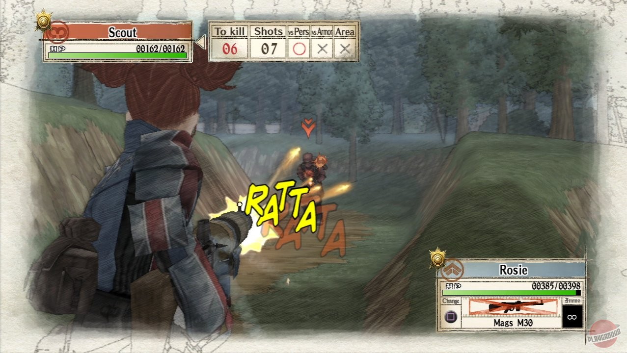 Скриншот из игры Valkyria Chronicles - 44