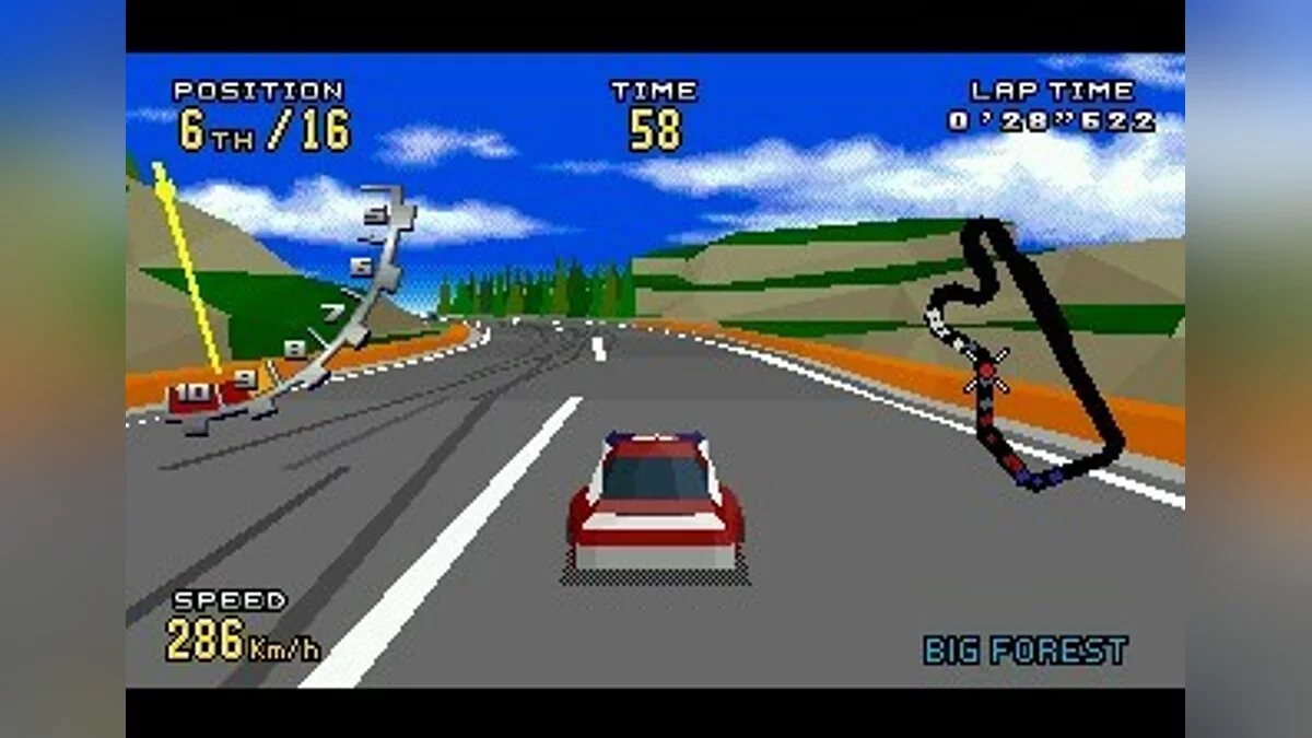Скриншот из игры Virtua Racing Deluxe - 7