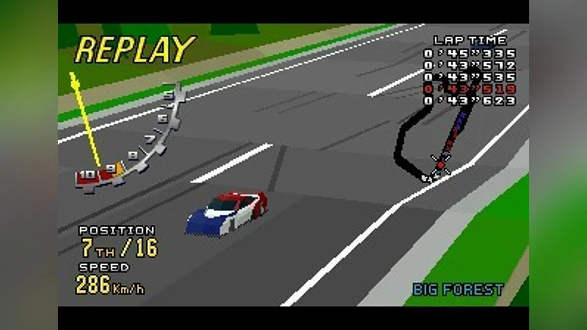 Скриншот из игры Virtua Racing Deluxe - 3