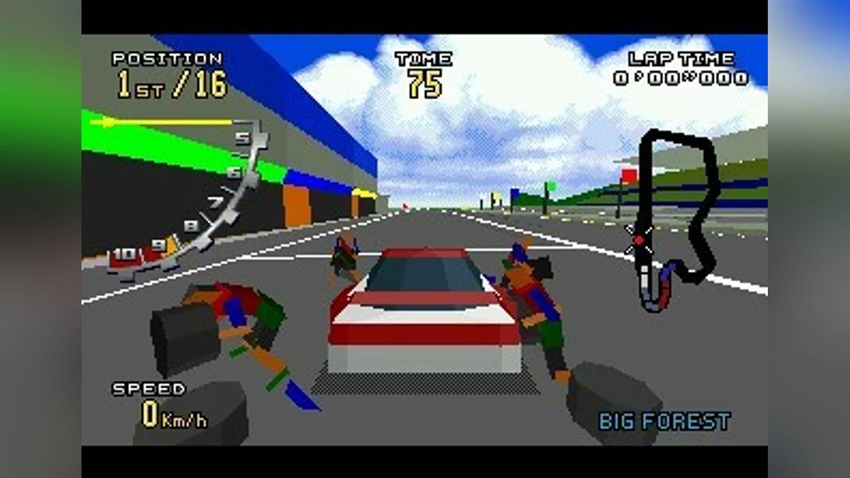 Скриншот из игры Virtua Racing Deluxe - 2