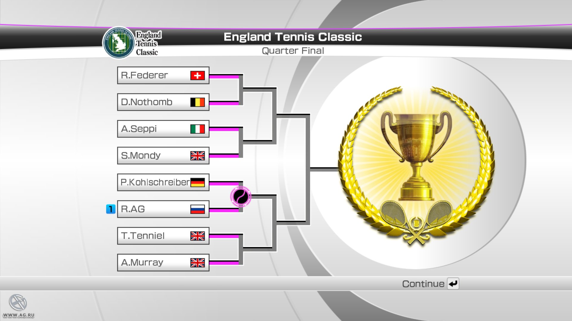 Скриншот из игры Virtua Tennis 4 - 319