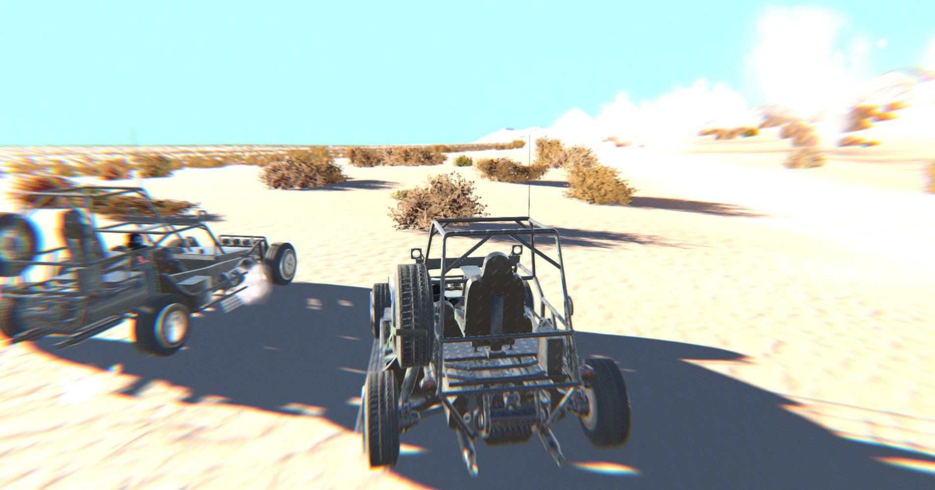 Скриншот из игры Dust On Wheels - 1