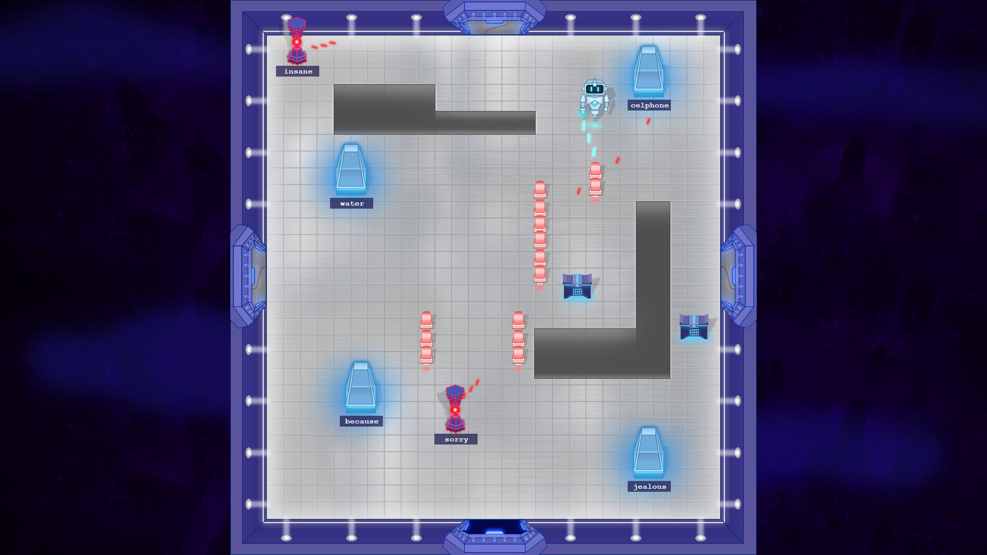 Скриншот из игры Tyroom vs Typing Gunner - 1