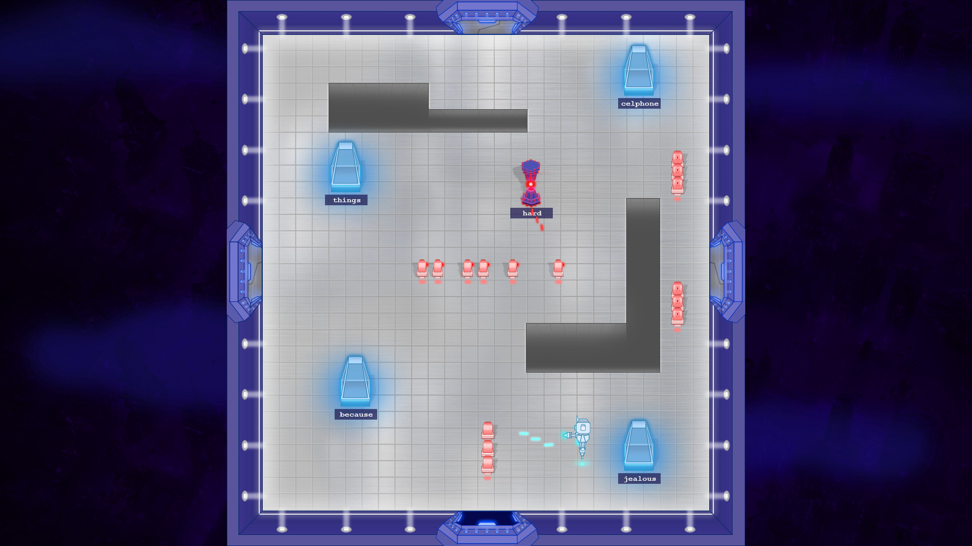 Скриншот из игры Tyroom vs Typing Gunner - 4